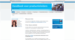 Desktop Screenshot of handboekvoorproductieleiders.nl